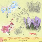 Арт-набор № 1 "Нежность в цветах"