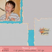 Уголки с рваными краями