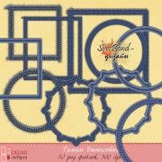 Джинсовые рамки 