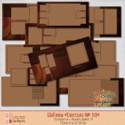 Макет для фотокниги "Классика № 10"