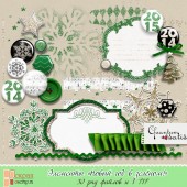 Элементы "Новый год в зелёном!"