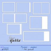 Рамки вырезы для фотошопа - марки