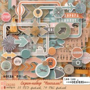 Скрап-набор "Поехали!" Скрап-набор "Поехали!"