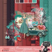 Скрап-набор "Винтажные зарисовки. Июнь"