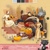 Набор элементов "Осенняя пора. Очей очарованье!"